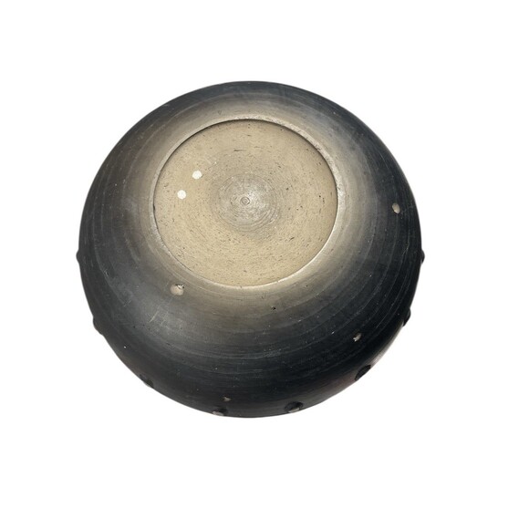 Aztec Design Pottery Bowl Brown Tan Hand Made Small Dish Decor - Picture 3 of 6